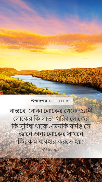 উপদেশক 6:8 BENIRV Bible Verse Image
