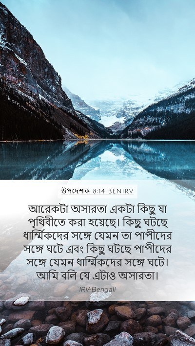 উপদেশক 8:14 BENIRV Bible Verse Image