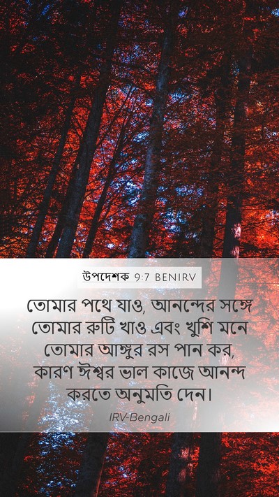 উপদেশক 9:7 BENIRV Bible Verse Image