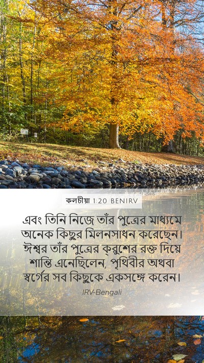 কলচীয়া 1:20 BENIRV Bible Verse Image