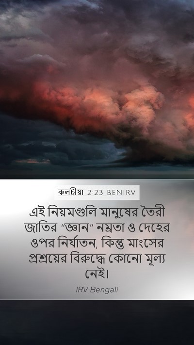 কলচীয়া 2:23 BENIRV Bible Verse Image