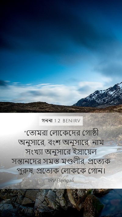 গননা 1:2 BENIRV Bible Verse Image