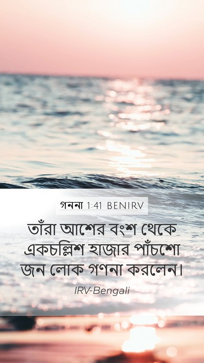 গননা 1:41 BENIRV Bible Verse Image
