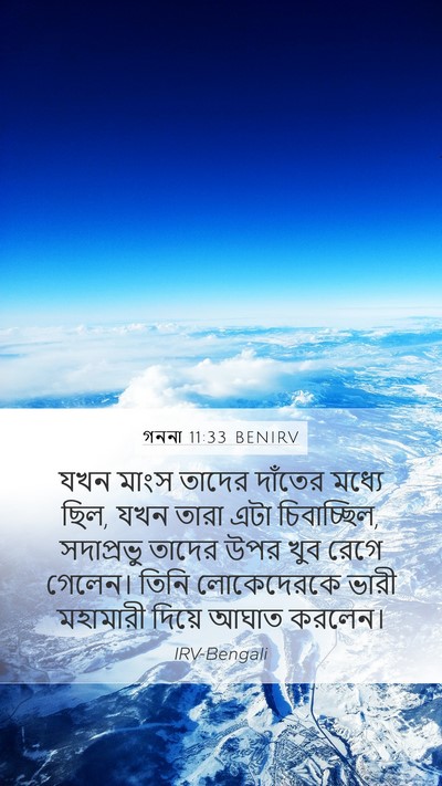 গননা 11:33 BENIRV Bible Verse Image