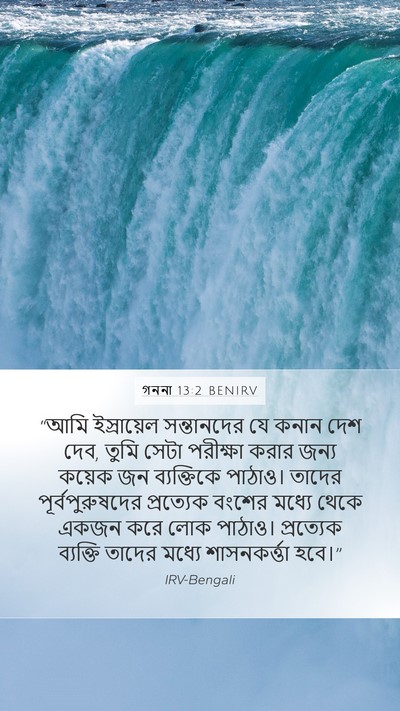 গননা 13:2 BENIRV Bible Verse Image