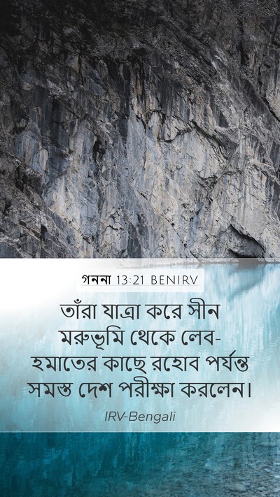 গননা 13:21 BENIRV Bible Verse Image