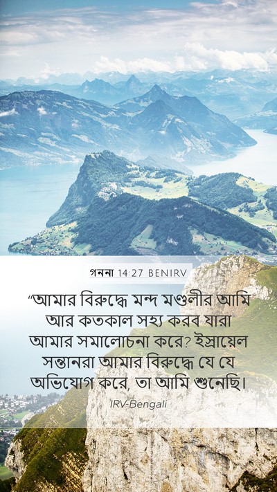 গননা 14:27 BENIRV Bible Verse Image