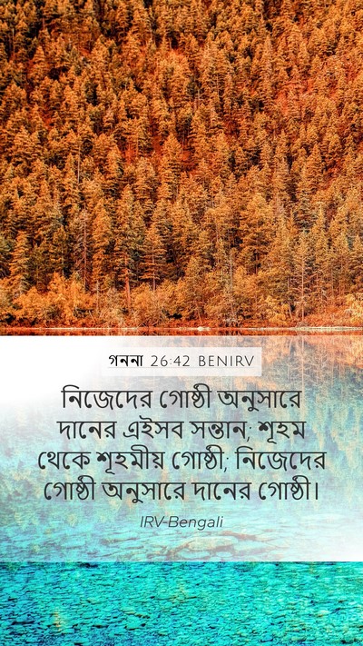 গননা 26:42 BENIRV Bible Verse Image