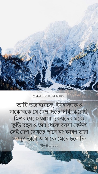 গননা 32:11 BENIRV Bible Verse Image
