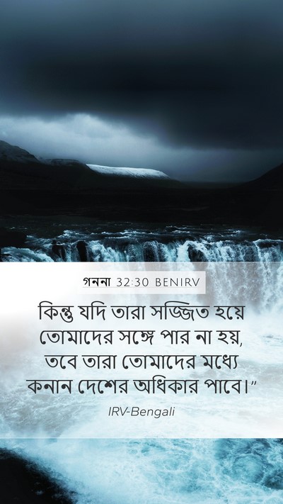 গননা 32:30 BENIRV Bible Verse Image
