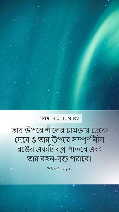 গননা 4:6 BENIRV Bible Verse Image