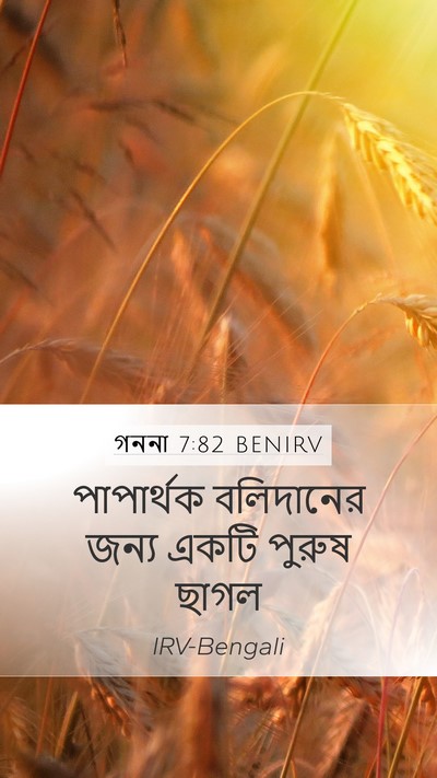 গননা 7:82 BENIRV Mobile Phone Wallpaper - পাপার্থক বলিদানের - Mobile Bible Verse Wallpaper