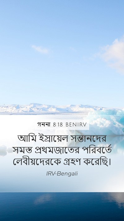 গননা 8:18 BENIRV Bible Verse Image