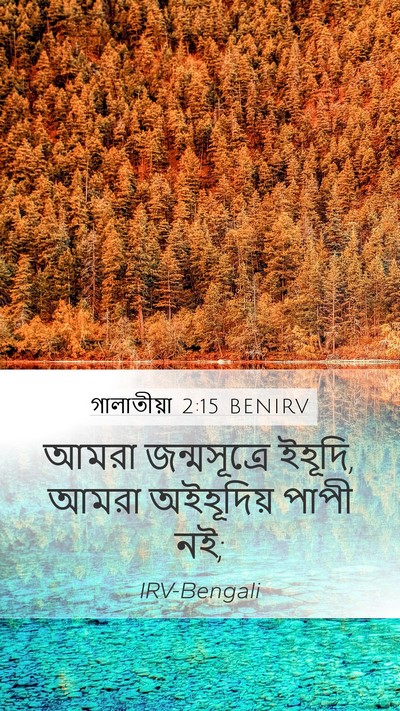 গালাতীয়া 2:15 BENIRV Bible Verse Image