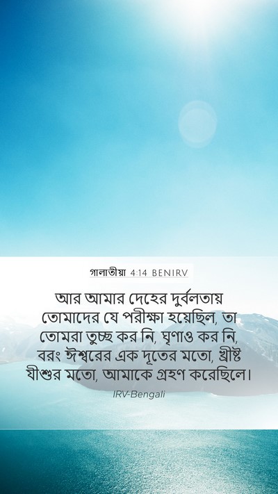 গালাতীয়া 4:14 BENIRV Bible Verse Image