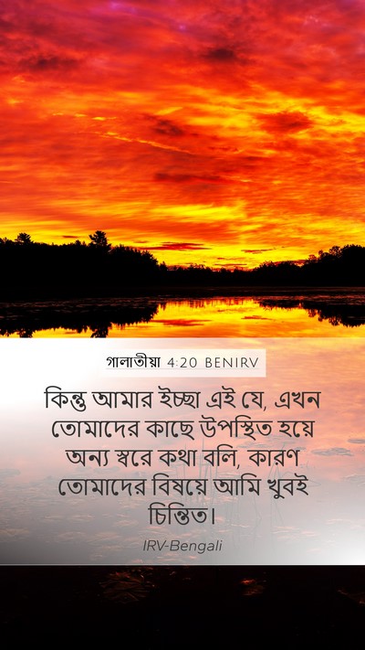 গালাতীয়া 4:20 BENIRV Bible Verse Image