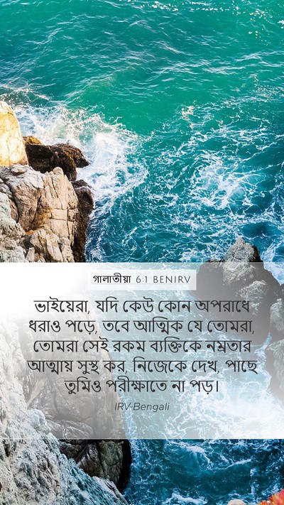 গালাতীয়া 6:1 BENIRV Bible Verse Image