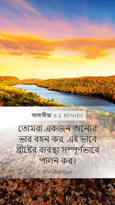 গালাতীয়া 6:2 BENIRV Bible Verse Image