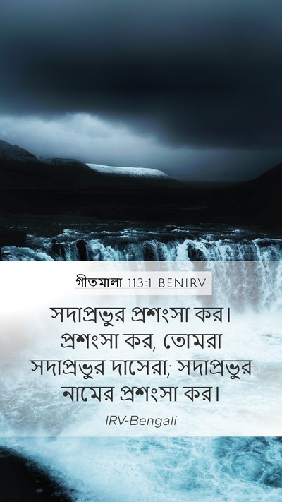 গীতমালা 113:1 BENIRV Bible Verse Image
