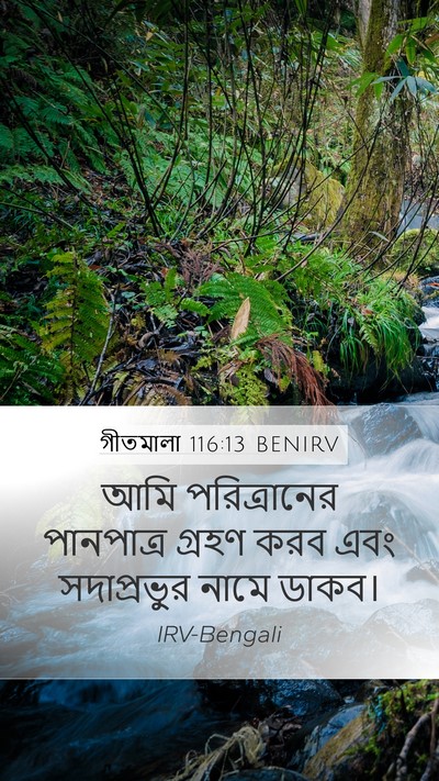 গীতমালা 116:13 BENIRV Bible Verse Image