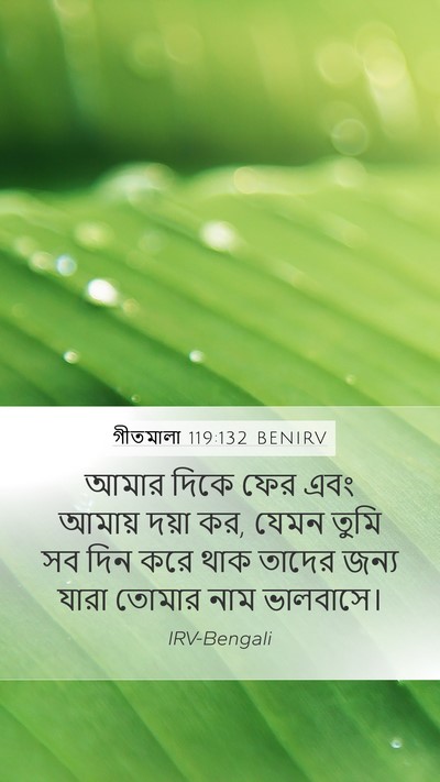 গীতমালা 119:132 BENIRV Bible Verse Image