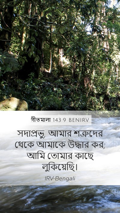 গীতমালা 143:9 BENIRV Bible Verse Image