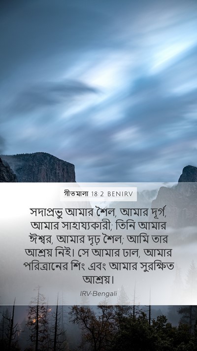 গীতমালা 18:2 BENIRV Bible Verse Image