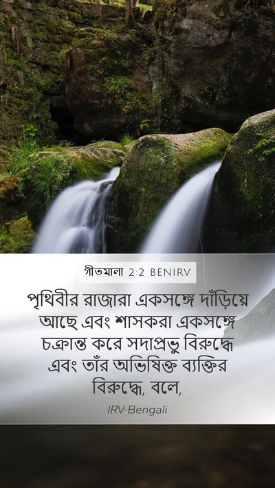 গীতমালা 2:2 BENIRV Bible Verse Image