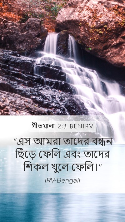 গীতমালা 2:3 BENIRV Mobile Phone Wallpaper - “এস আমরা তাদের - Mobile Bible Verse Wallpaper