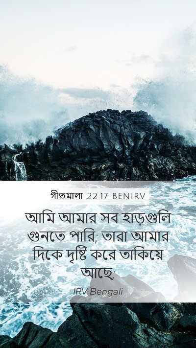 গীতমালা 22:17 BENIRV Bible Verse Image