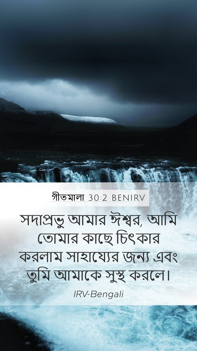 গীতমালা 30:2 BENIRV Bible Verse Image