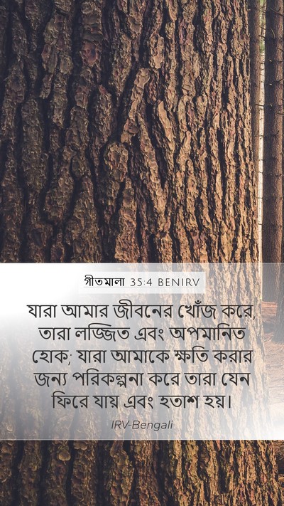 গীতমালা 35:4 BENIRV Bible Verse Image