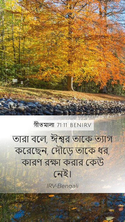 গীতমালা 71:11 BENIRV Mobile Phone Wallpaper - তারা বলে, ঈশ্বর - Mobile Bible Verse Wallpaper