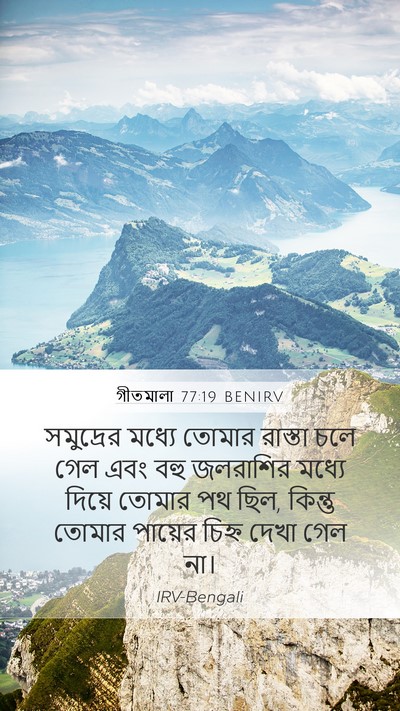 গীতমালা 77:19 BENIRV Bible Verse Image