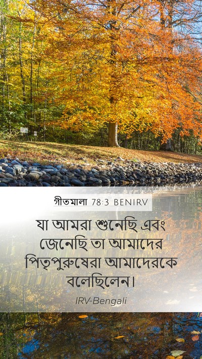 গীতমালা 78:3 BENIRV Bible Verse Image