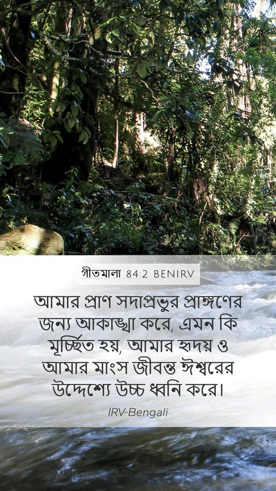 গীতমালা 84:2 BENIRV Bible Verse Image