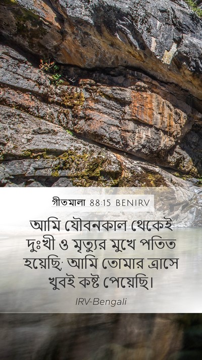 গীতমালা 88:15 BENIRV Bible Verse Image