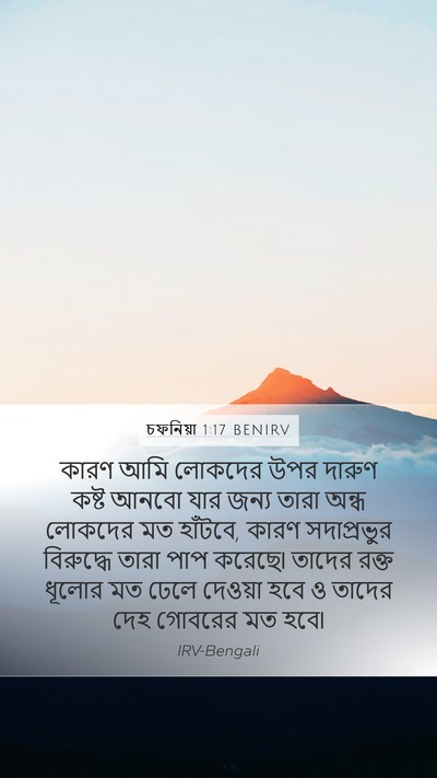 চফনিয়া 1:17 BENIRV Bible Verse Image