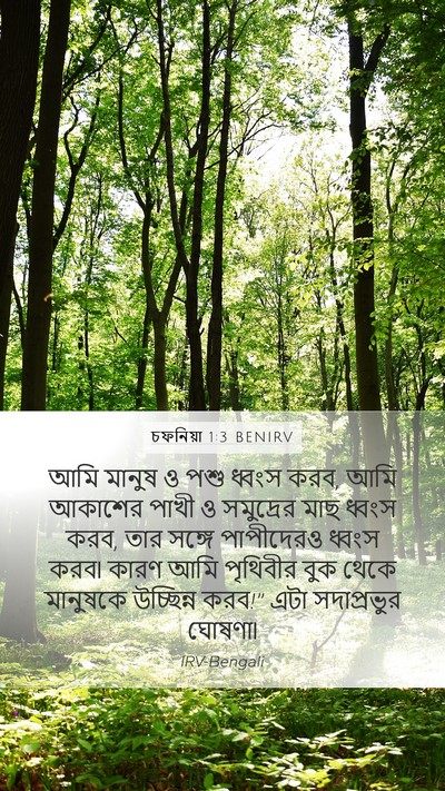 চফনিয়া 1:3 BENIRV Bible Verse Image