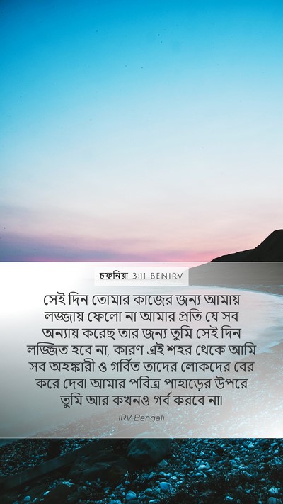 চফনিয়া 3:11 BENIRV Bible Verse Image