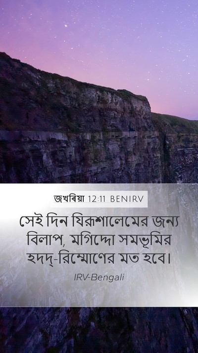 জখৰিয়া 12:11 BENIRV Bible Verse Image