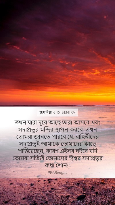 জখৰিয়া 6:15 BENIRV Bible Verse Image