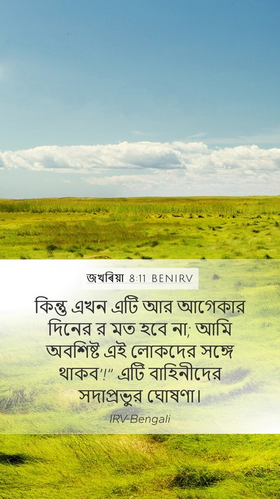 জখৰিয়া 8:11 BENIRV Bible Verse Image