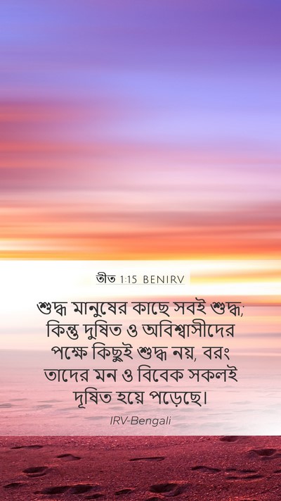 তীত 1:15 BENIRV Bible Verse Image