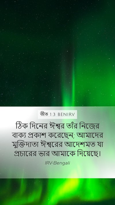 তীত 1:3 BENIRV Bible Verse Image