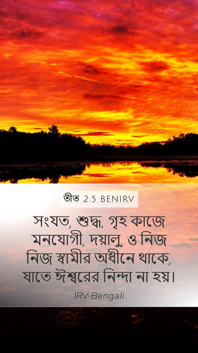 তীত 2:5 BENIRV Bible Verse Image
