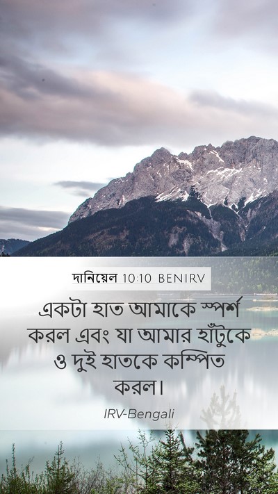 দানিয়েল 10:10 BENIRV Bible Verse Image
