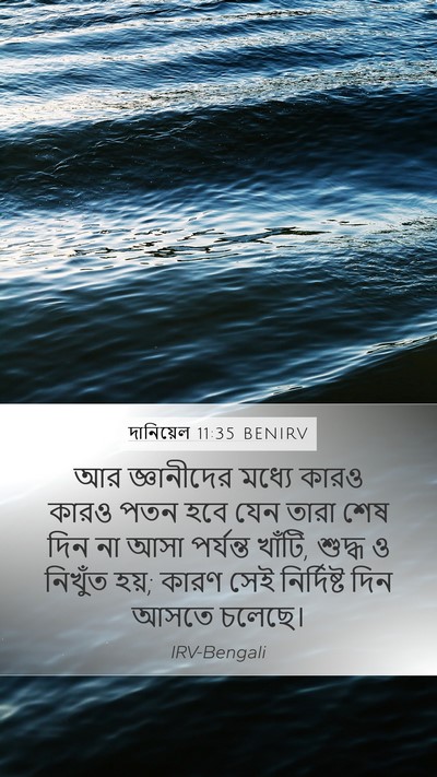 দানিয়েল 11:35 BENIRV Bible Verse Image