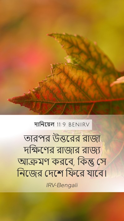 দানিয়েল 11:9 BENIRV Bible Verse Image