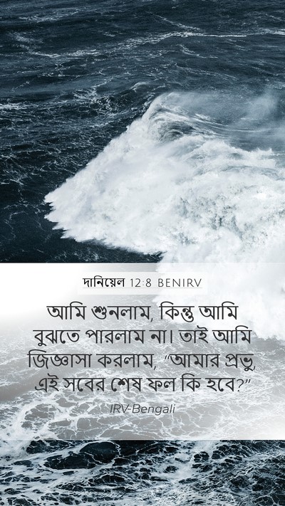 দানিয়েল 12:8 BENIRV Bible Verse Image